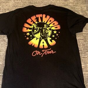 Black Fleetwood Mac On Tour Graphic Tee